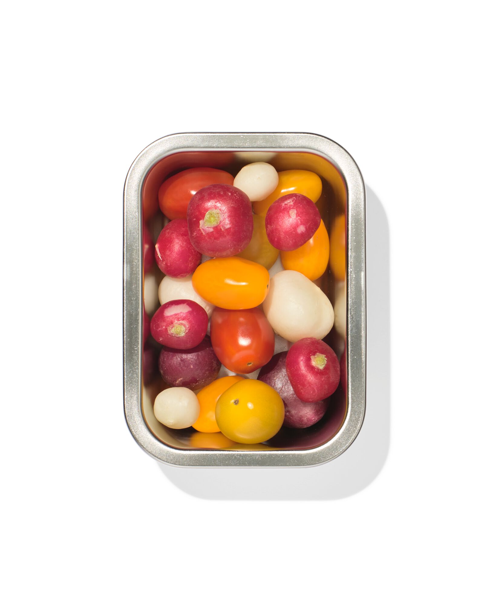 bo&icirc;te de conservation alimentaire et couvercle pick & mix acier inoxydable - S mix - 80810504 - HEMA