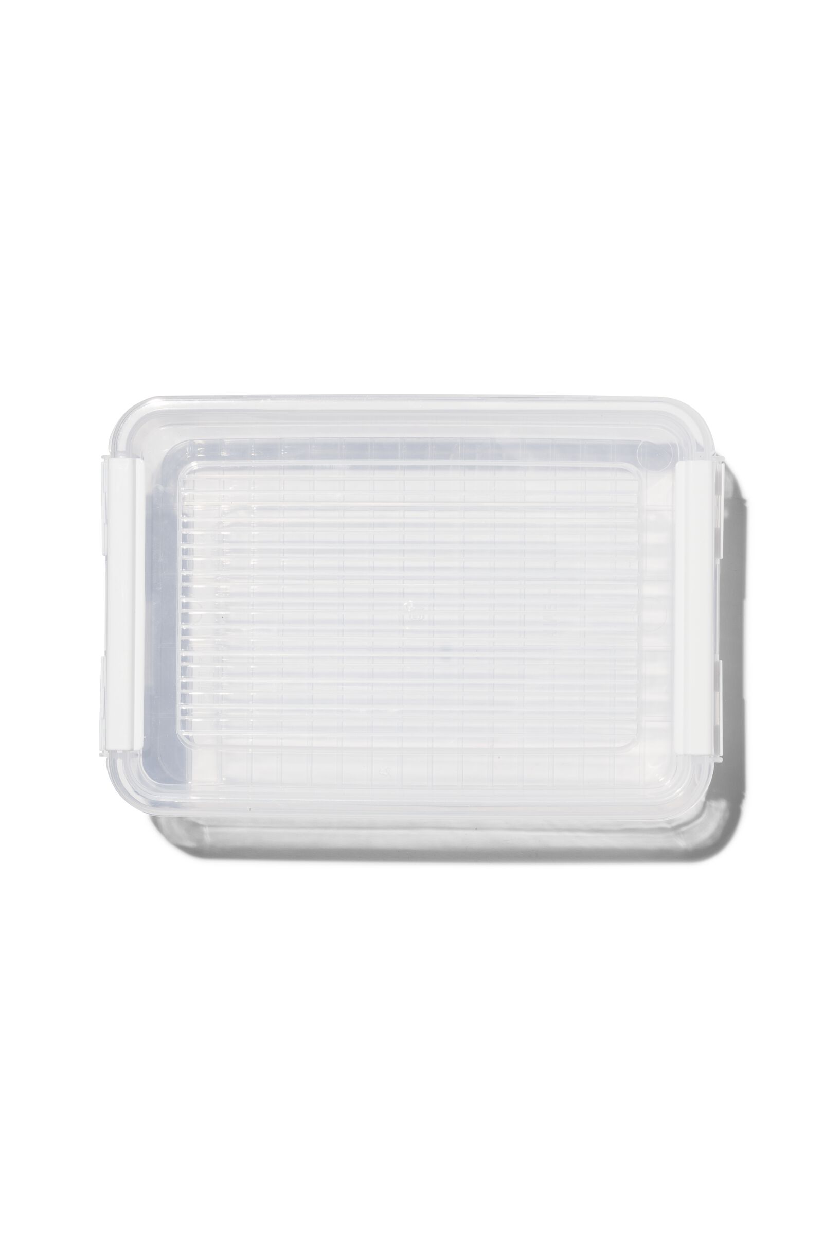 bo&icirc;te de rangement avec couvercle 1.8L Dublin transparent 25x17x7 25 x 17 x 7 Dublin - 39822213 - HEMA