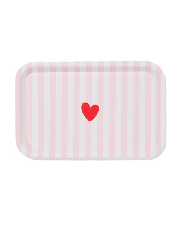 dienblad 19x29.5x1.5cm liefde - 60800231 - HEMA