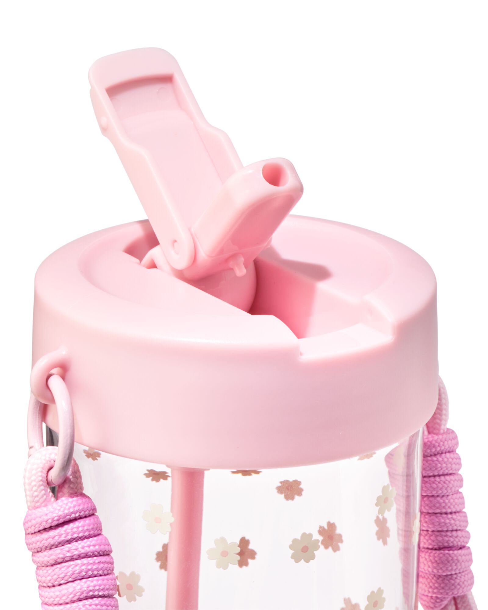 bouteille d'eau 400ml avec sangle fleurs - 61104502 - HEMA