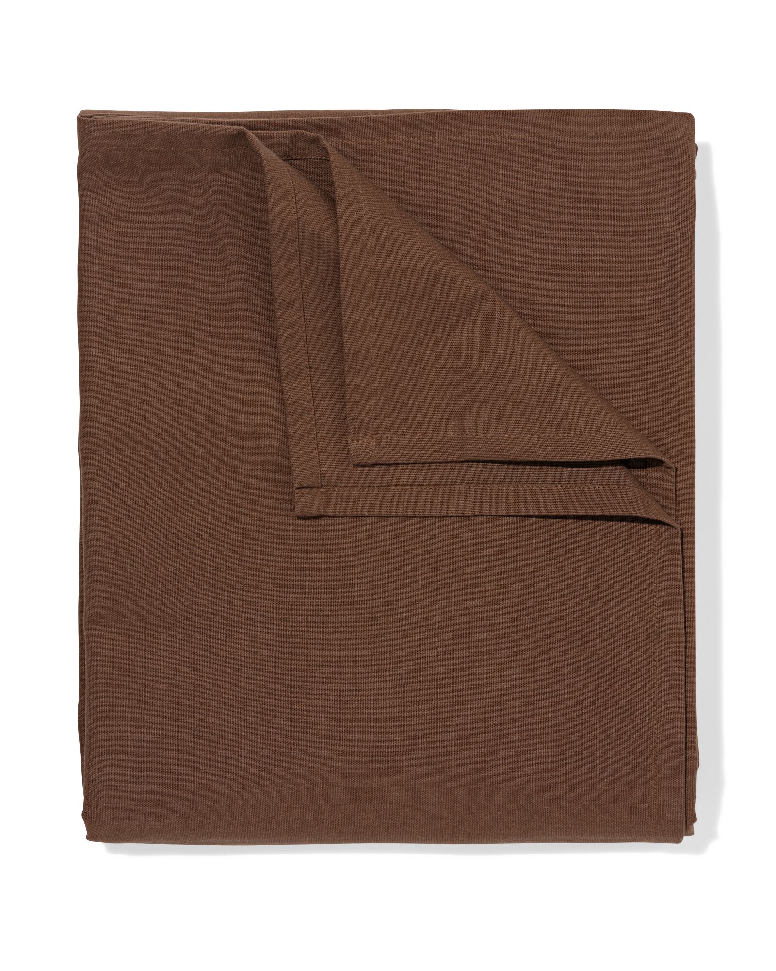 nappe XL 320x145cm coton marron fonc&eacute; - 5300164 - HEMA