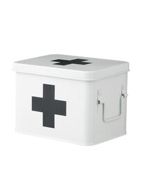 Medikamentenbox, 22 x 16 x 16 cm, weiß - 80300009 - HEMA