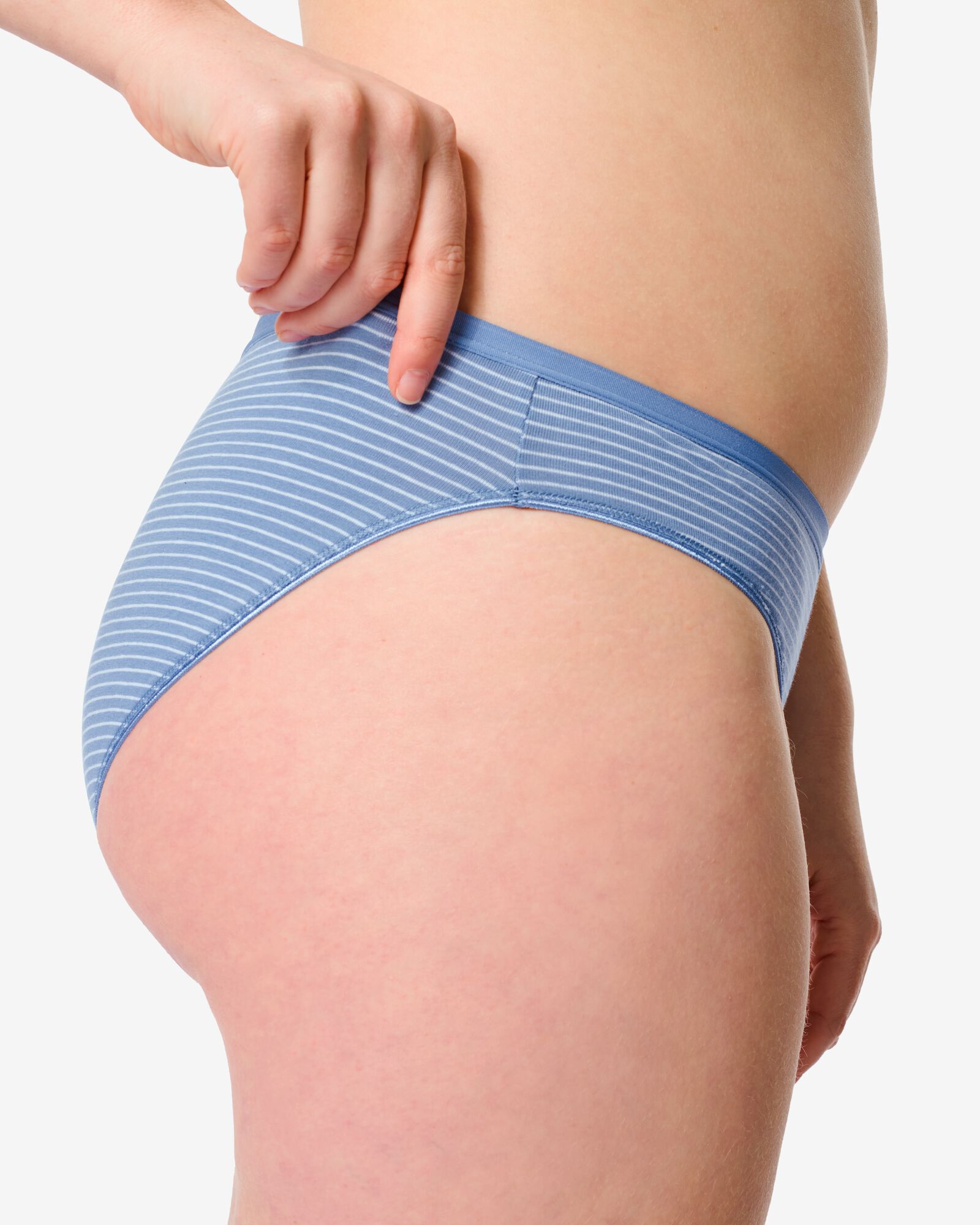 2er-Pack Damen-Slips, Baumwolle/Elasthan blau L - 19620927 - HEMA