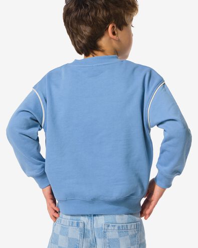 pull enfant r&eacute;tro bleu bleu - 30711630BLUE - HEMA