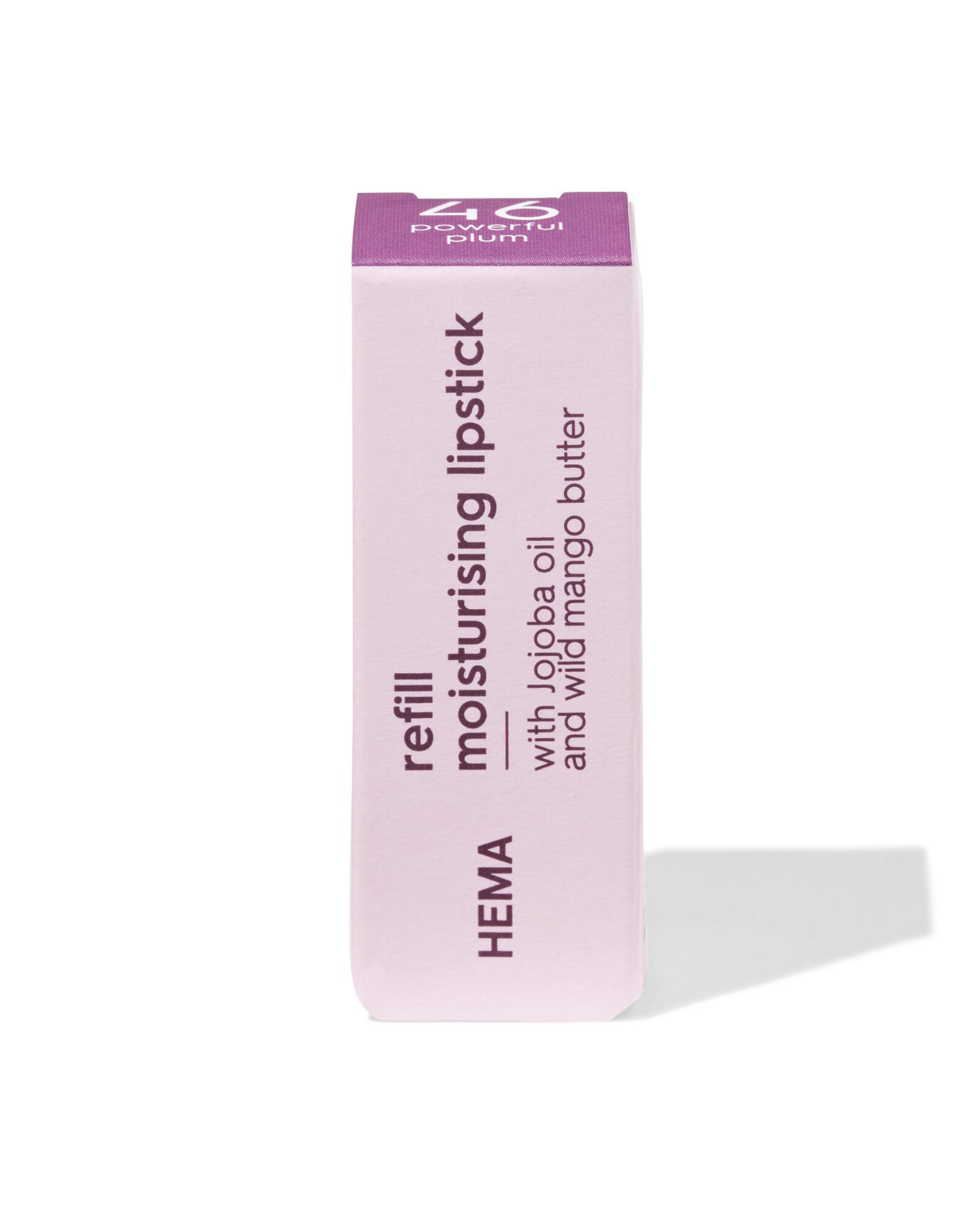 navulling moisturising lipstick 46 powerful plum - crystal - 11230446 - HEMA
