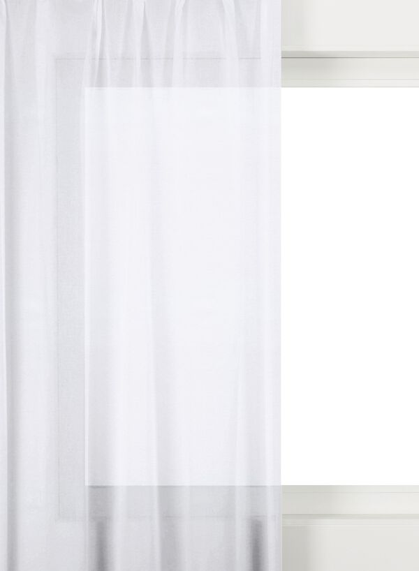 gordijnstof vicenza wit wit - 1000015740 - HEMA