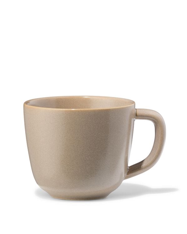 koffiekopje 185ml Puur aardewerk beige - 80660318 - HEMA