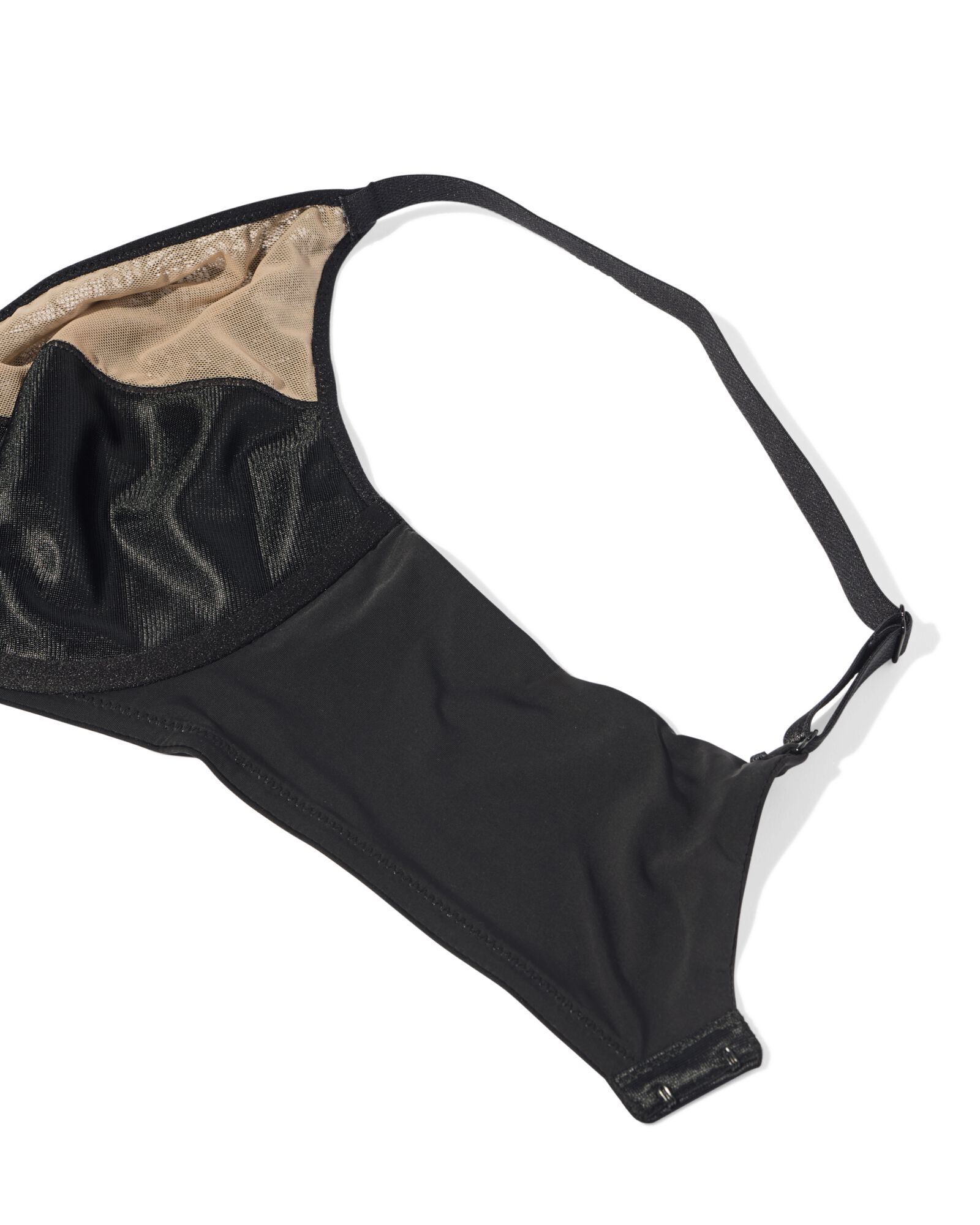 niet voorgevormde kanten bh met beugel  zwart zwart - 21805850BLACK - HEMA