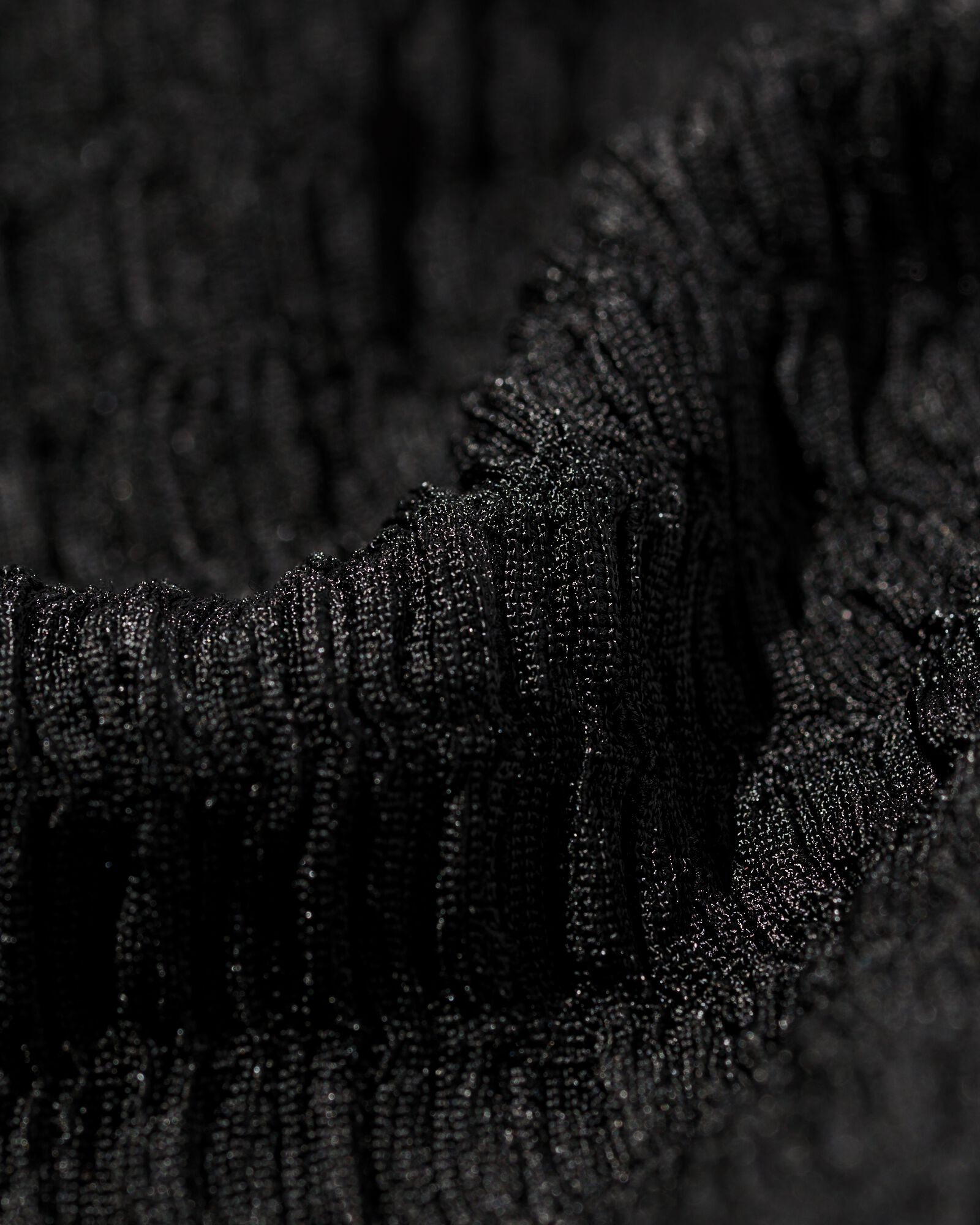 Damenrock Dewi, Crinkle-Design schwarz schwarz - 36206150BLACK - HEMA