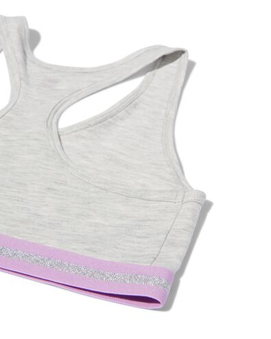 2 croptops enfant coton stretch lilas lilas - 19331430LILAC - HEMA