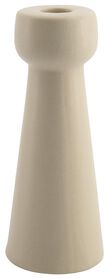 Kerzenhalter, 18.5 cm, Kegel, sandfarben - 13321166 - HEMA
