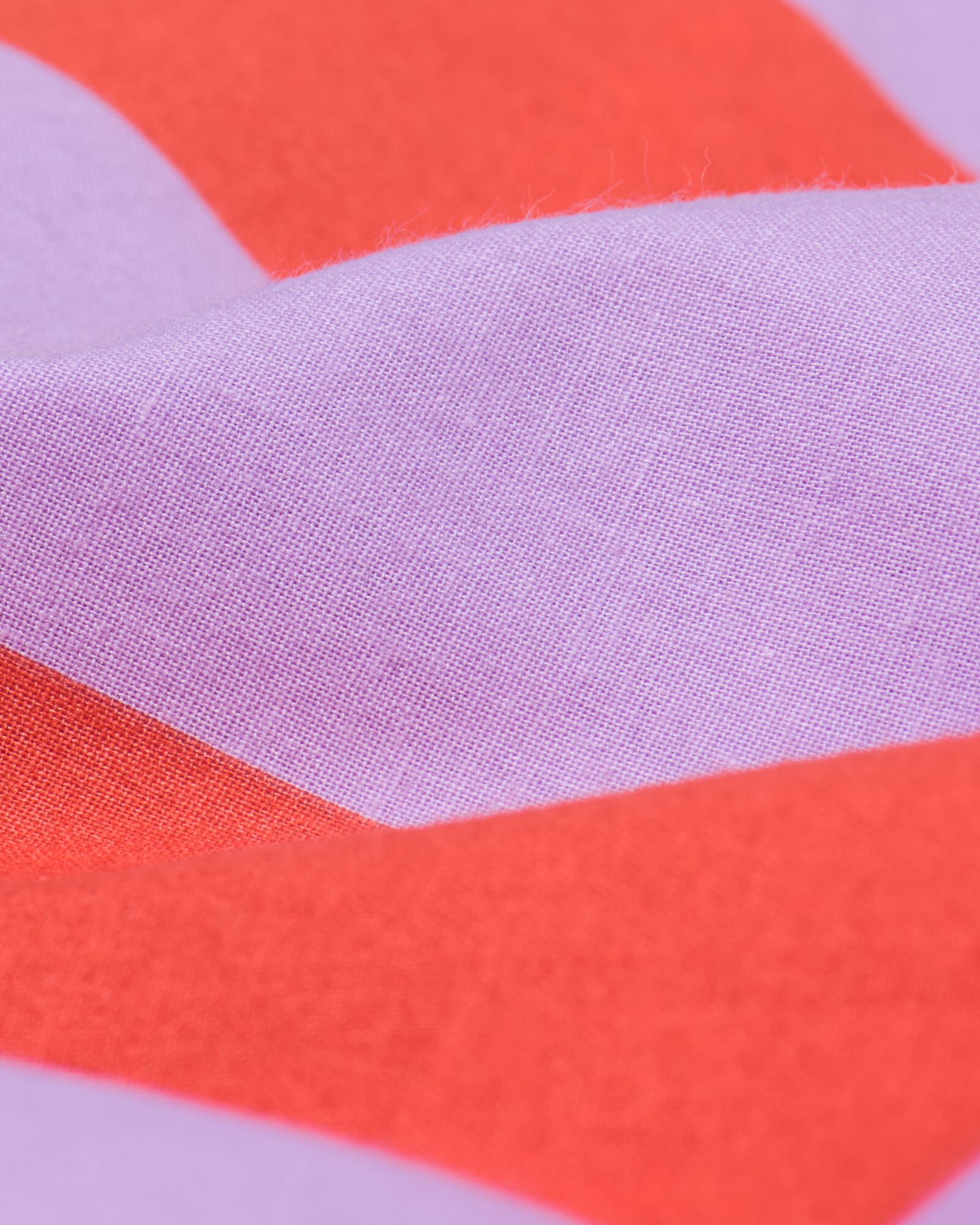 housse de couette enfant 140x200 coton rayures lilas - 5760145 - HEMA