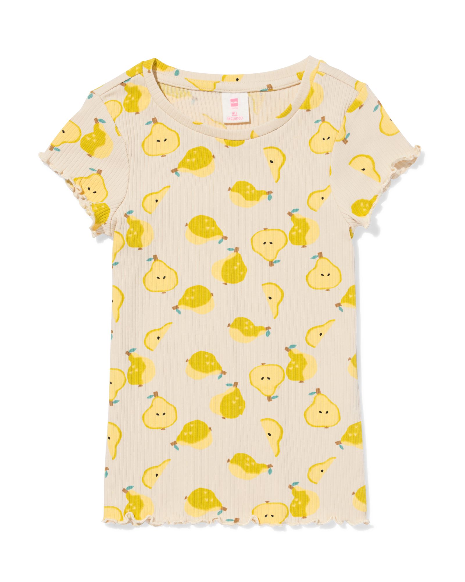 kinder T-shirt peren paars - 30817855PURPLE - HEMA