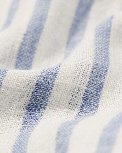 Herrenhemd, gestreift mittelblau - 2140180MIDBLUE - HEMA