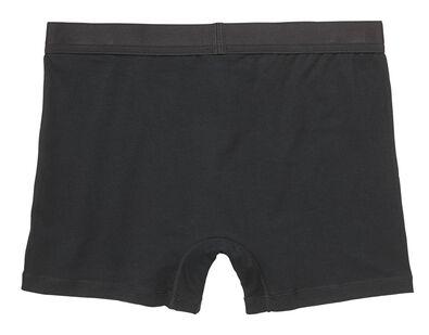 2 boxers homme mod&egrave;le long coton real lasting noir - 1000009933 - HEMA