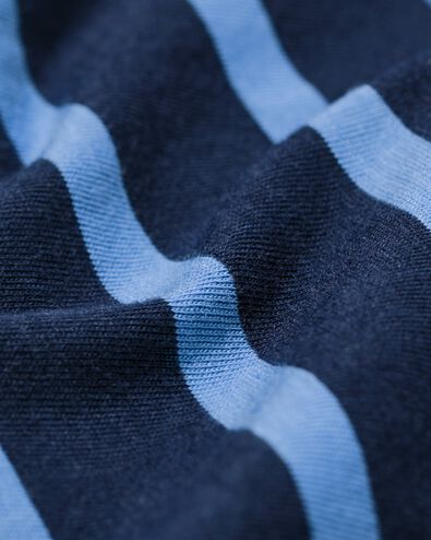 herenpyjama Jesse jersey strepen donkerblauw donkerblauw - 23686610DARKBLUE - HEMA
