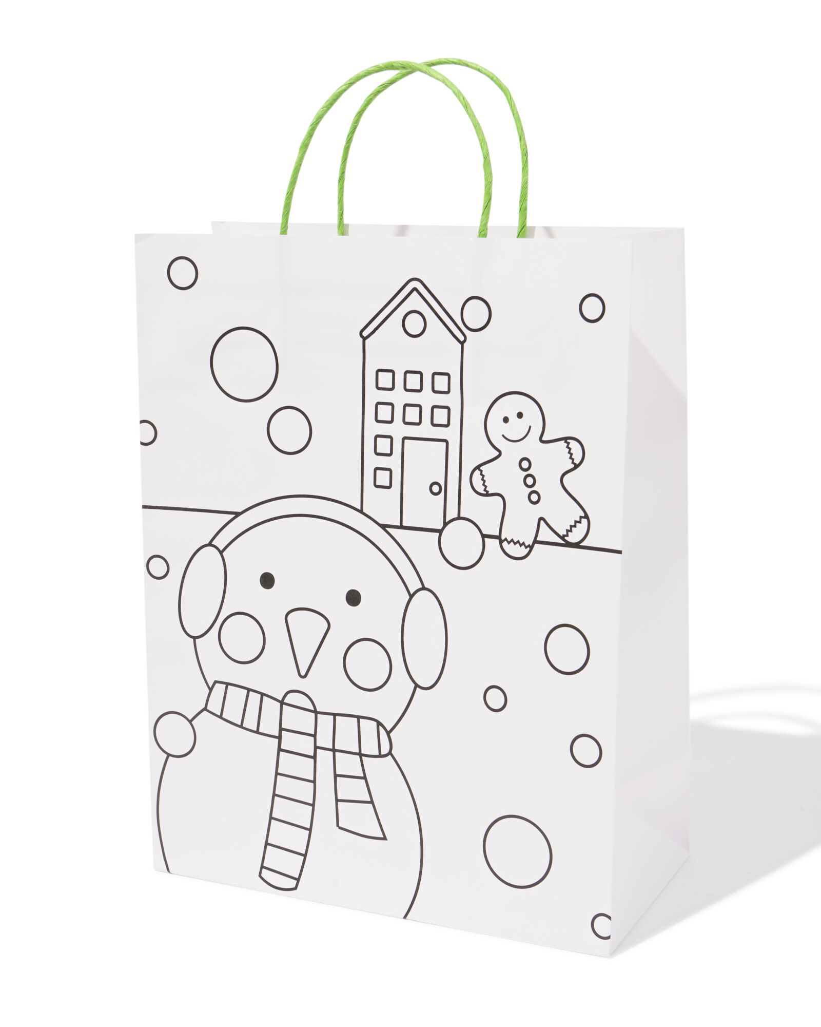 DIY cadeautasje inkleuren 12x32x25cm - 25300048 - HEMA