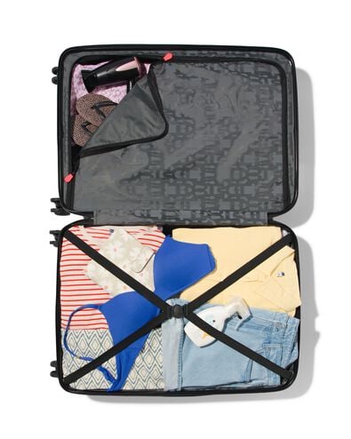 Koffer, ABS, 51 x 28 x 76 cm, schwarz - 18630026 - HEMA