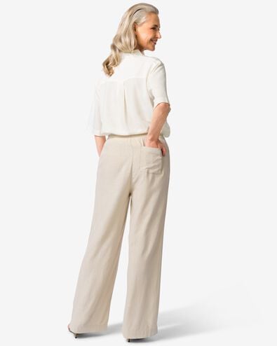 pantalon en lin Tatum pour femme sable sable - 36249465SAND - HEMA