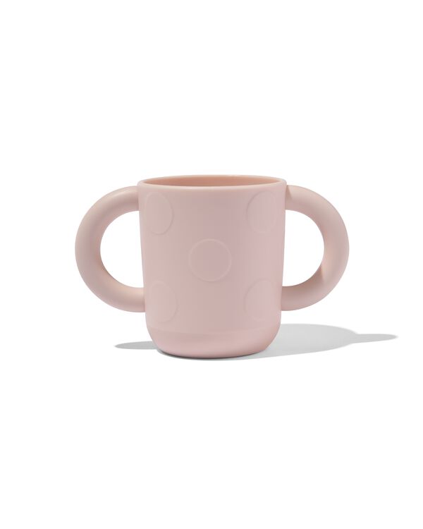 beker met handgrepen beige - 33502951 - HEMA