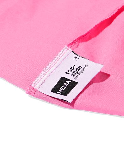 drap housse 160x200cm coton doux rose vif - 5160011 - HEMA