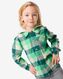 kinderoverhemd met capuchon geruit groen 110/116 - 30776646 - HEMA