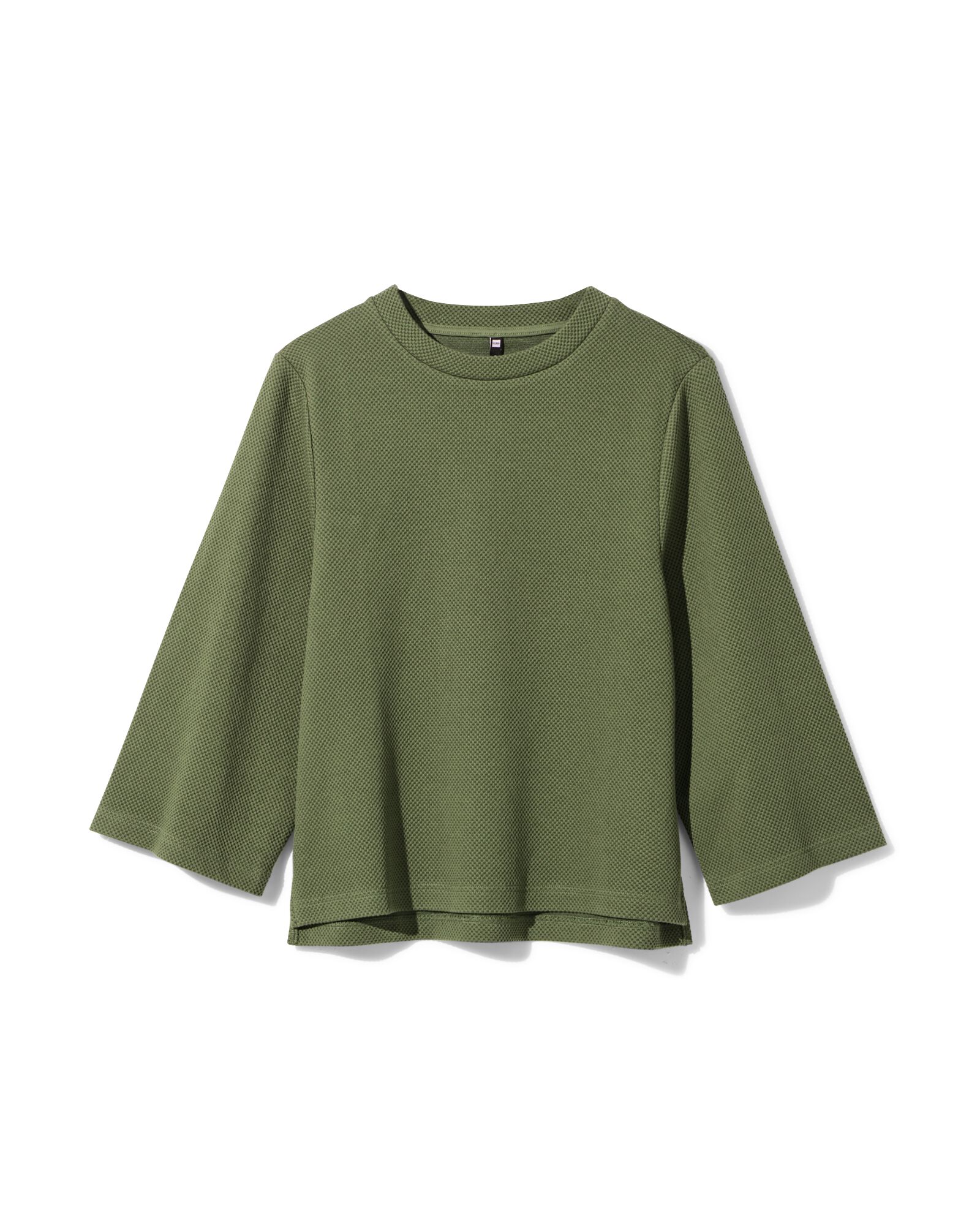 Damen-T-Shirt Kacey, Struktur dunkelgr&uuml;n - 36281280DARKGREEN - HEMA