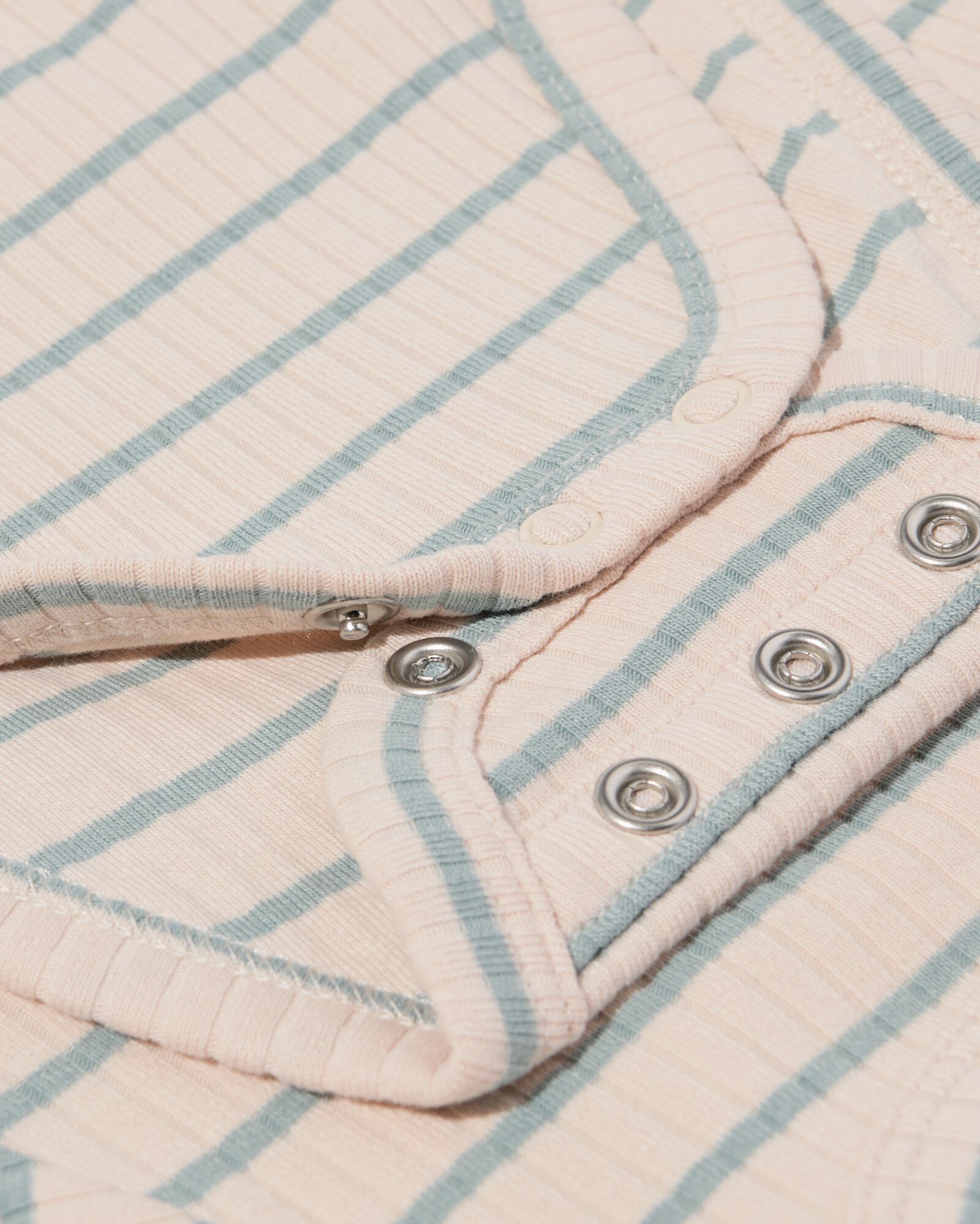 body &eacute;volutif pour nouveau-n&eacute; en bambou c&ocirc;tel&eacute; &agrave; rayures vert - 33413520GREEN - HEMA