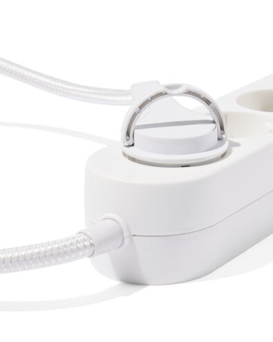 bloc multiprise 5 prises 1,5m blanc - 81010017 - HEMA
