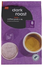 46 dosettes de café dark roast - 17150002 - HEMA