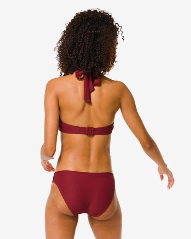 Damen-Bikinislip, mittelhohe Taille braun M - 22310407 - HEMA