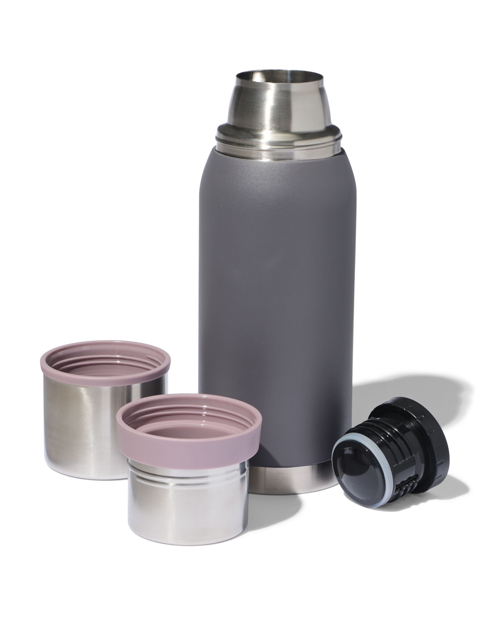 isoleerfles 1.1L rvs metallic - 80650262 - HEMA