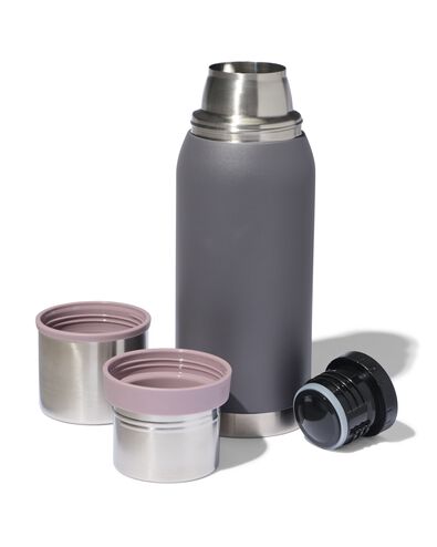 isoleerfles 1.1L rvs metallic - 80650262 - HEMA