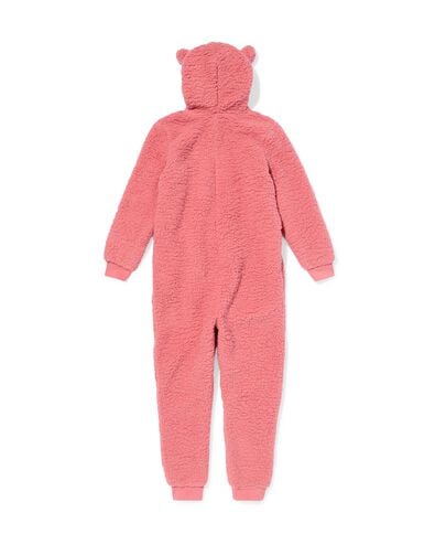 kinderonesie teddy roze roze - 23002340PINK - HEMA