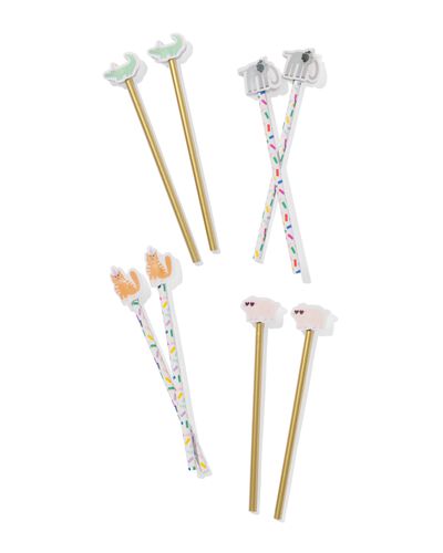 uitdeelcadeautjes potloden feestbeest - 14250106 - HEMA