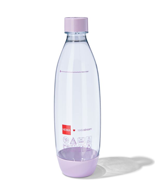 SodaStream kunststof fles lila 1L - 80405204 - HEMA