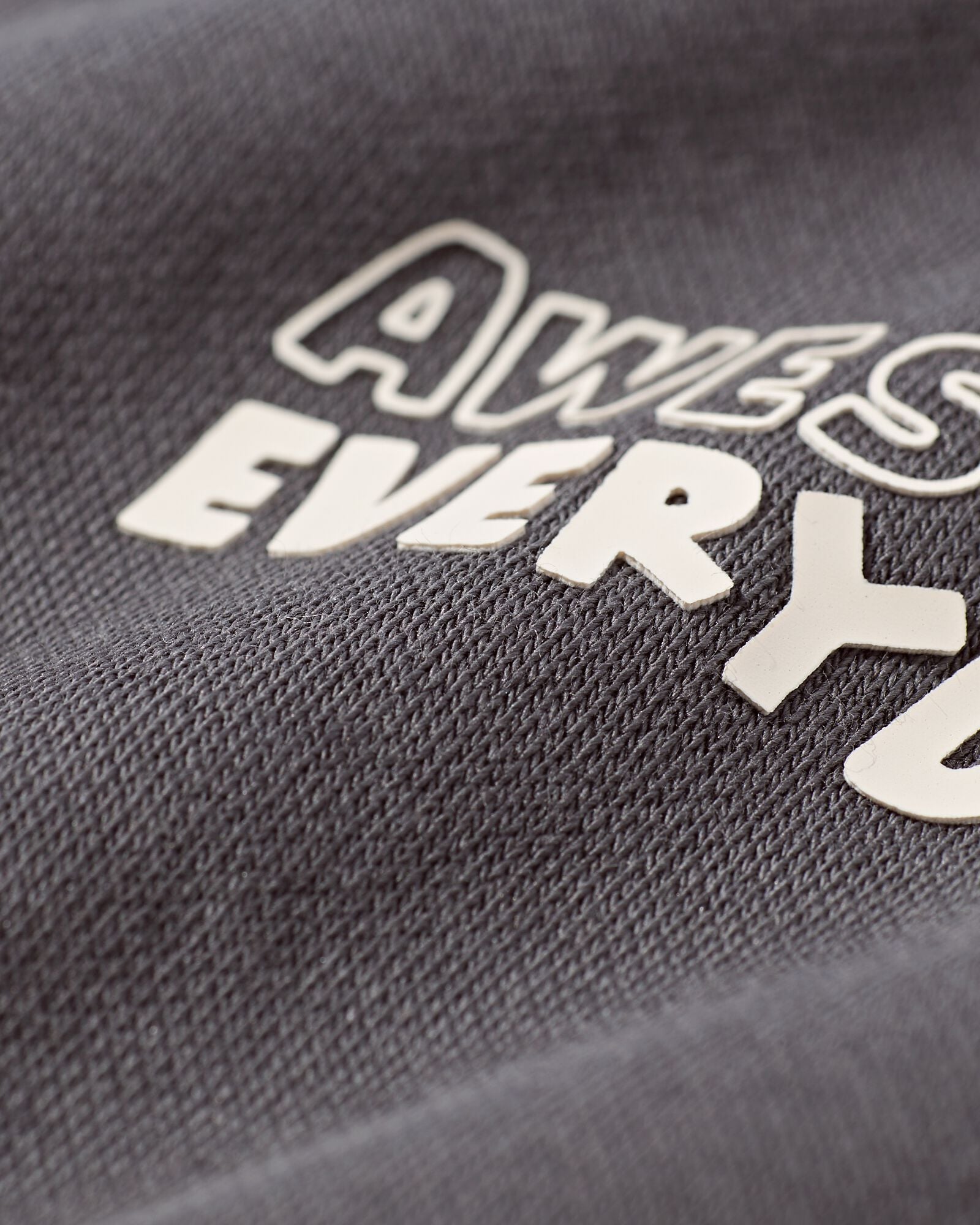 kindertrui sweatstof tekst donkergrijs donkergrijs - 30710911DARKGREY - HEMA