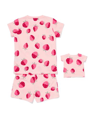 Kinder-Kurzpyjama Erdbeeren rosa rosa - 23003260PINK - HEMA