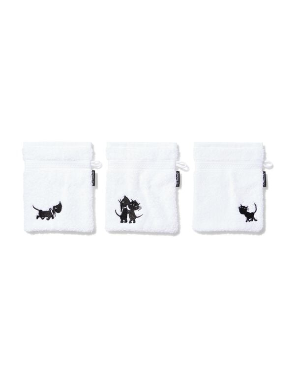 Takkie en Siepie washandjes 21x16cm zware kwaliteit - 3 stuks - 5200510 - HEMA