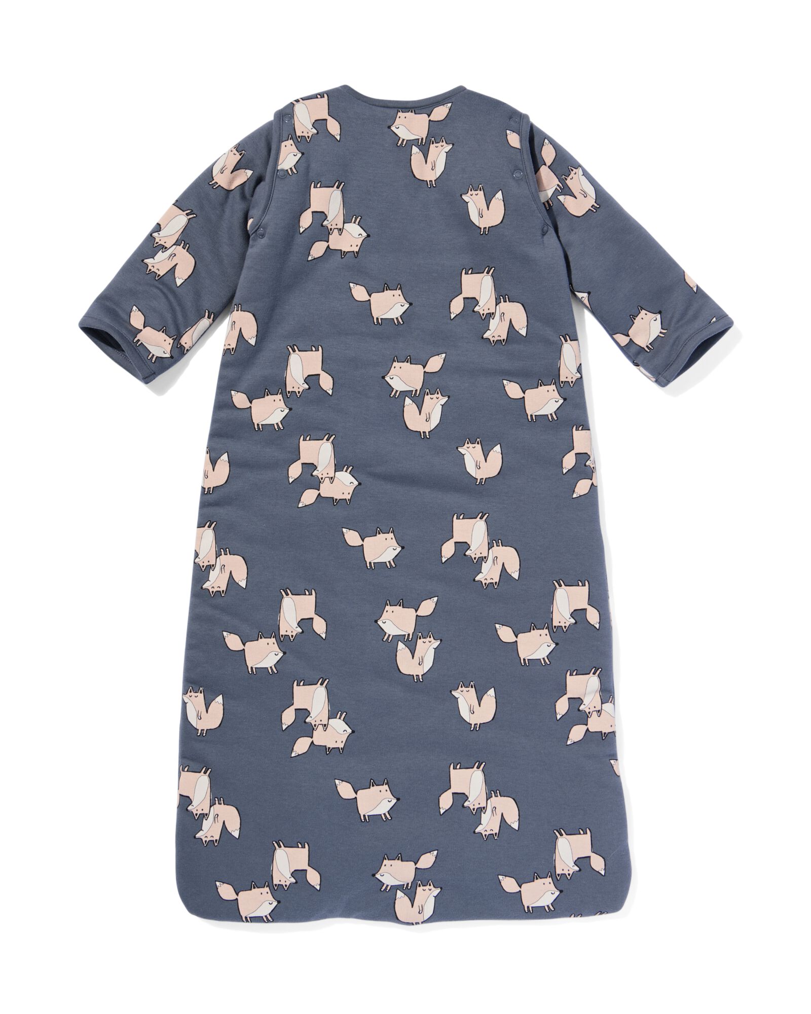 gigoteuse b&eacute;b&eacute; avec manches amovibles coton tog 3 renards anthracite - 33314730ANTHRACITE - HEMA