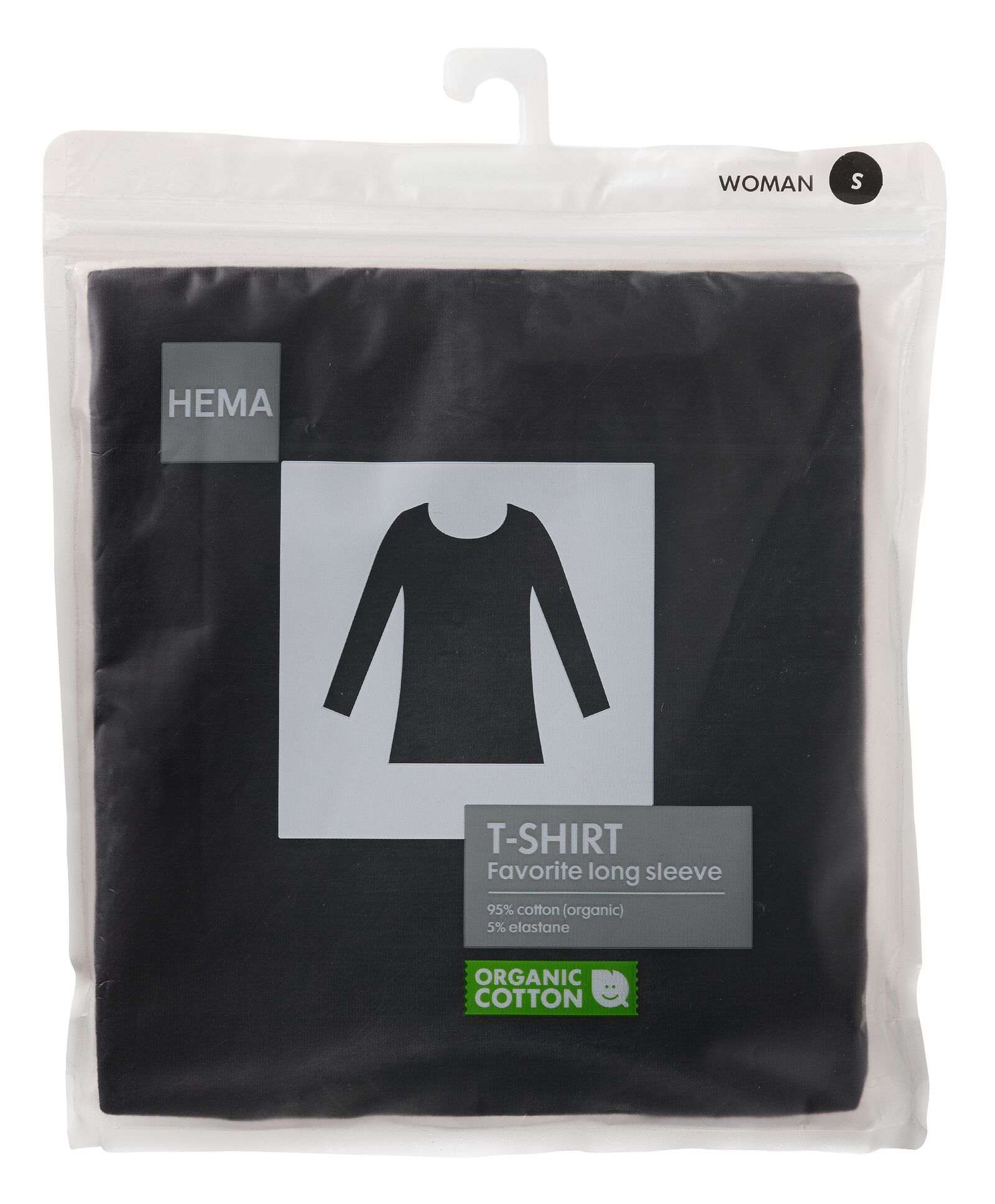 dames t-shirt zwart - 1000005475 - HEMA