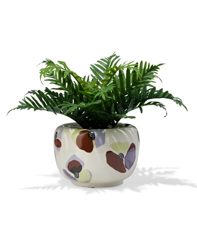 Blumentopf ⌀ 14,5 x 10,5 cm Keramik, Mohn - 13326000 - HEMA