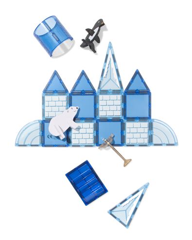 magnetische bouwtegels Noordpool 20-delig - 15100306 - HEMA