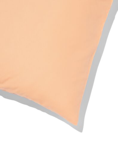 taie d'oreiller 60x70cm coton doux p&ecirc;che - 5130023 - HEMA