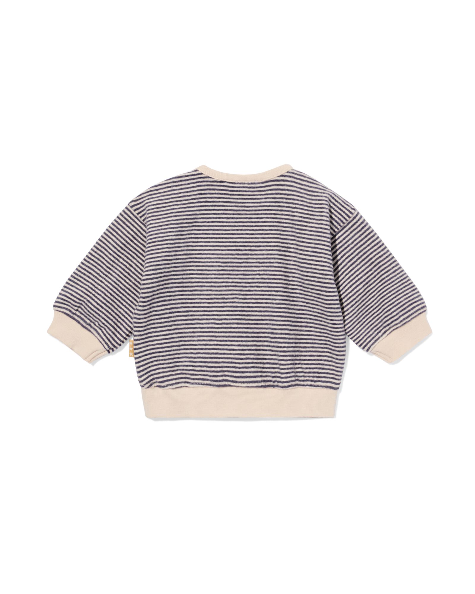 newborn sweater strepen ecru ecru - 33435920ECRU - HEMA