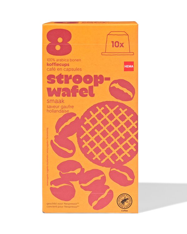 koffiecups stroopwafel - 10 stuks - 17180045 - HEMA