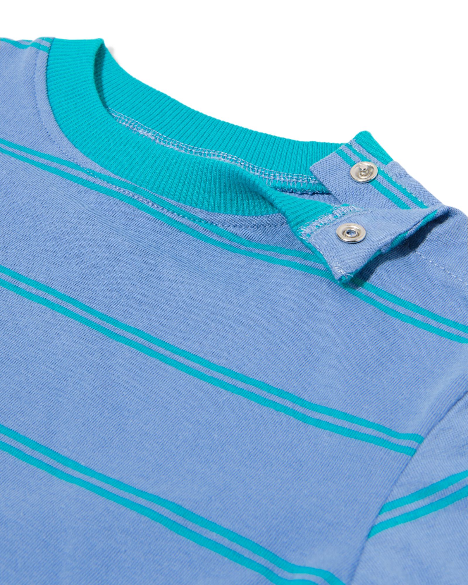 t-shirts b&eacute;b&eacute; jersey rayures - 2 pi&egrave;ces bleu bleu - 33185370BLUE - HEMA