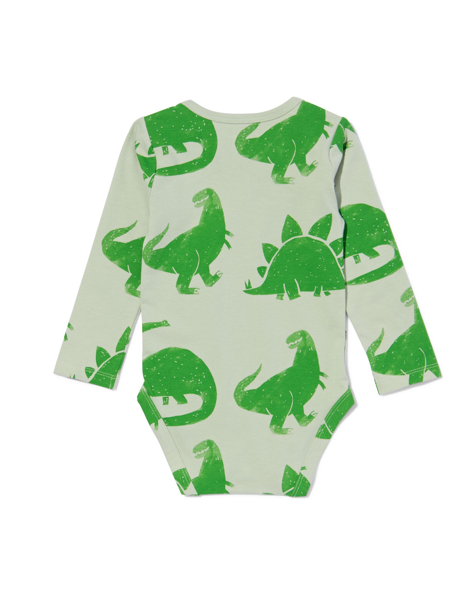 body coton bio extensible avec dino vert - 33312030GREEN - HEMA