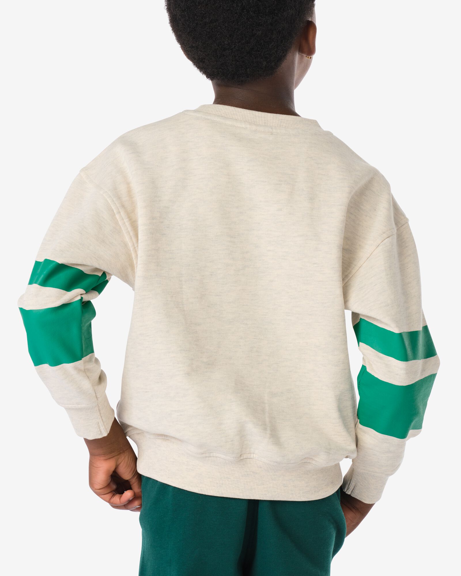 Kindersweater, gestreift ecru - 30702128ECRU - HEMA