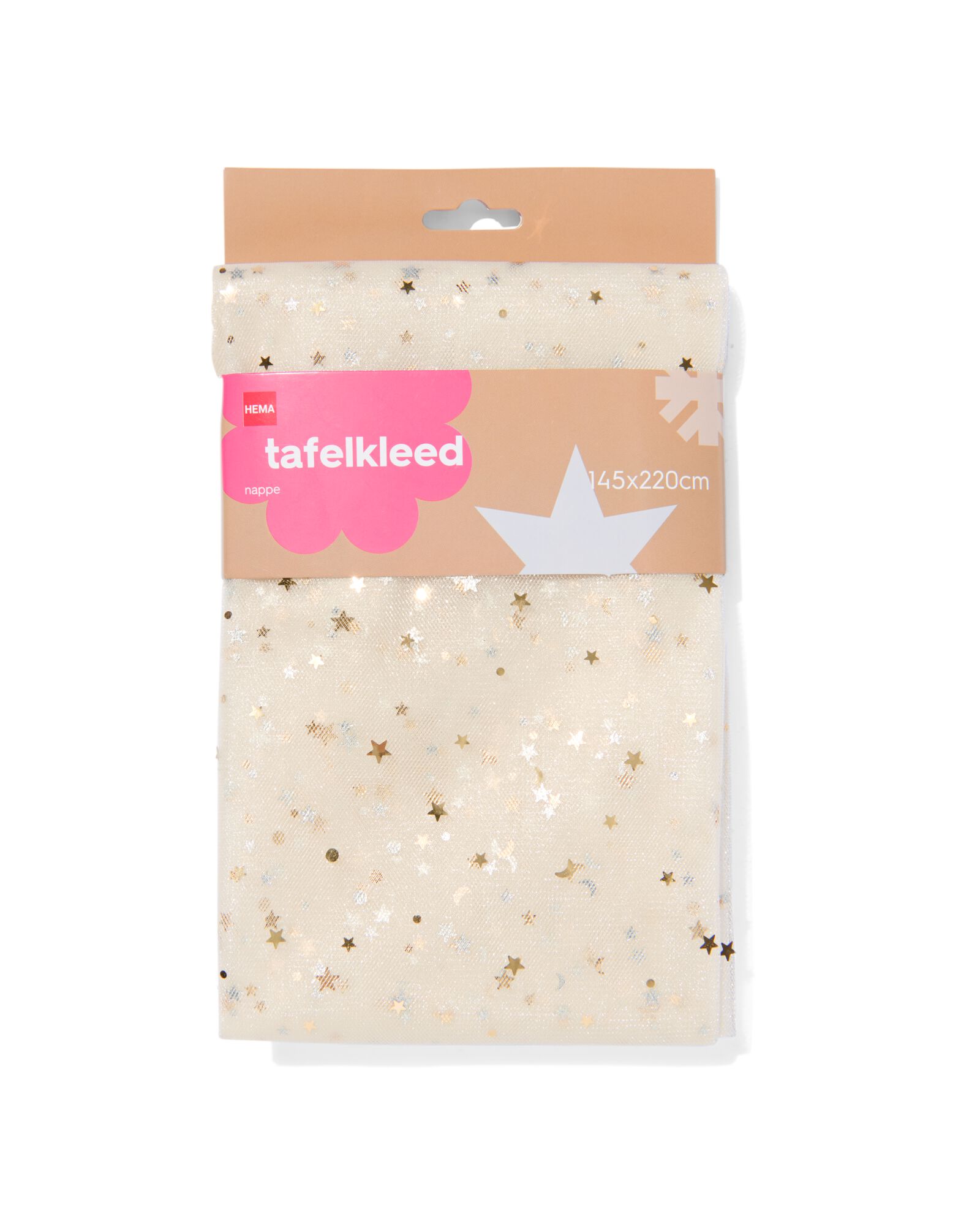 nappe avec &eacute;toiles scintillantes 145x220 - 25280067 - HEMA